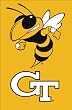 Georgia Tech Yellow Jackets Flag - Garden Size