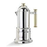 Stovetop Espresso Maker - Vev Vigano Kontessa Gold 6 cup size