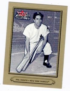 Phil Rizzuto baseball card (New York Yankees) 2002 Fleer Fall Classic #10