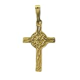 14K Gold Vintage Cross Pendant