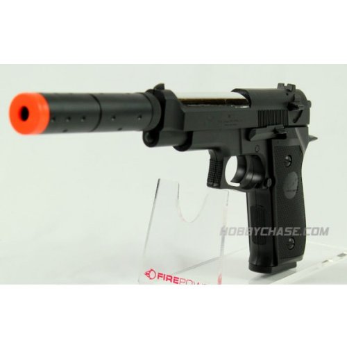 Double Eagle Spring M22 Silenced Pistol FPS-300 Airsoft Gun