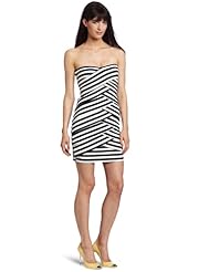 Strapless Spring Summer Rayon/Spandex  Dress