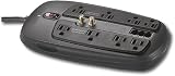 Dynex Home Theater Surge Protector Dx-avs8bk