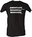 The Office Assistant Mens Black T-shirt