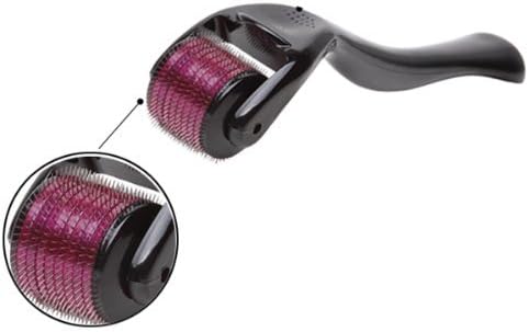 niceeshop(TM)Nano Micro Needle Roller for Treating Acne Pimples Wrinkles Scar (1 Mm,Roseo&Black)