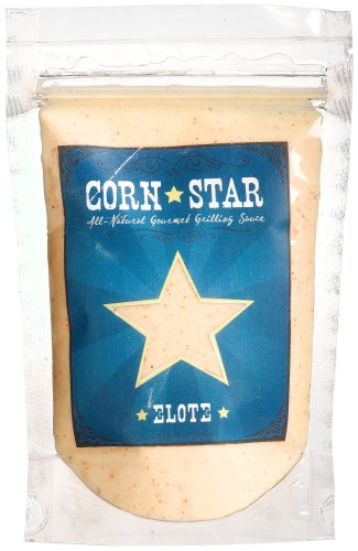 CornStar Gourmet Elote All Natural Grilling Sauce, 8-Ounce Pouch (Pack of 6) by CornStar Gourmet