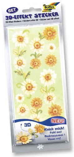 Imagen 2 de Folia 1311 - Pegatinas efecto 3D de flores (6 láminas) [Importado de Alemania]