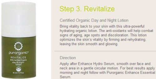 Organic Revitalize Day&amp;Night Lotion 50ml