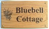 Outdoor Living : Solid Oak Laser Engraved House Sign 24"x6", With Picture