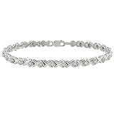 1 ct.t.w. Diamond Tennis Bracelet in Silver, I3-I4, 7.25 in length