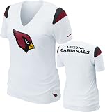 Arizona Cardinals Women's White Nike Fashion V-Neck T-Shirt