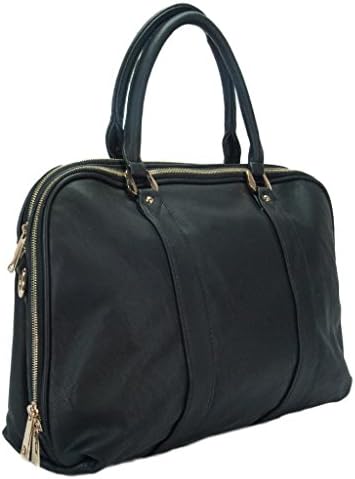 Dudlin 0013 Nero Black Briefcase/Laptop Bag
