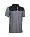 Under Armour Boys' UA Match Play Blocked Polo Youth Medium Graphite