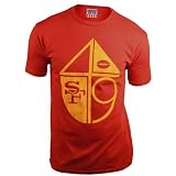 San Francisco 49ers Men's Vintage Short Sleeve T-Shirt (Radish)