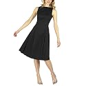 Isaac Mizrahi for Target® Bateau Neck Pleated Dress - Ebony