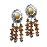 Gold Mother of Pearl, Tiger Eye, and Amber Earrings 41Yc6gLmznL. SL160 Gold Mother of Pearl, Tiger Eye, and Amber Earrings