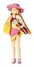 Lily Rose in Purple Swimsuit, Sarong & Hat