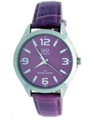 Q&Q Ladies Violet Leather Fashion Watch C192J325Y
