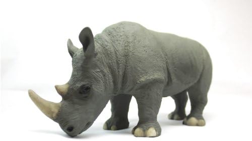 Rhinoceros Figurine - Zoo Animal - African Wildlife Rhinoceros