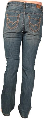 Zana-Di Womens Junior Plus Fashion Jeans, Medium Stonewash, Size 20