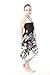 Girl Hawaiian Halter Dress in Black Indri