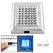 DC 12V Car Auto Square Interior 42 Blue LED Bulbs Roof Light Lamp