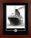 Century Collection Titanic with Coal Autographed Framed Photograph with Coal Relic