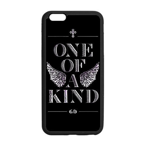 Bigbang Logo, Black / White Custom TPU Snap On Case For iphone 6 plus (5.5 inch)