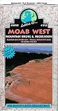 Moab West Topographic Recreation Trail Map