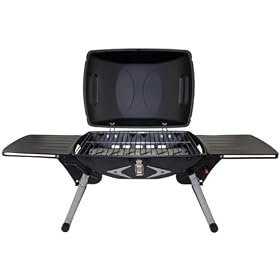 Portagrillo Portable Grill, 10Hx25Wx16D, BLACK by 