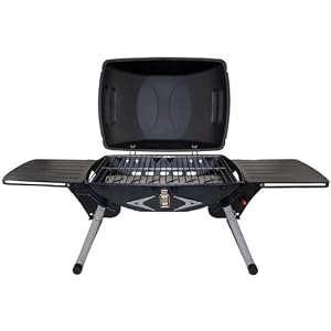 Portagrillo Portable Grill, 10Hx25Wx16D, BLACK by 