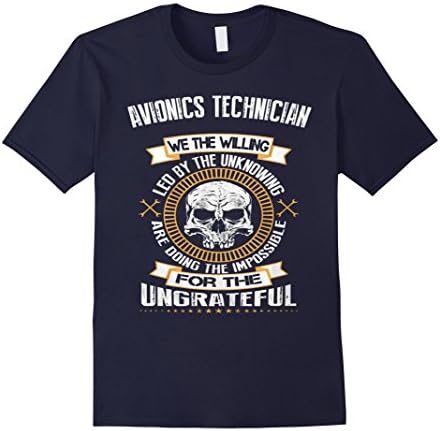 Men's Ungrateful shirt - Avionics technician we the willing  3XL Navy