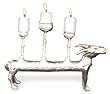 Silver and bronze candleholder, 'Water Buffalo' Silver and bronze candleholder, 'Water Buffalo'