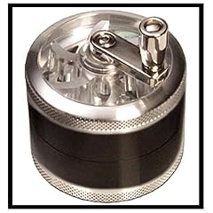 Grinder Kurbelgrinder Aluminium H�he 5 cm Durchmesser 6cm Siebkammer 4 teilig!!