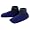 TAIGA Fleece Booties - Men's & Women's Fleece Booties Footwarmers, Navy Blue, MADE IN CANADA, X-Small (up to women's shoe size 7.5)