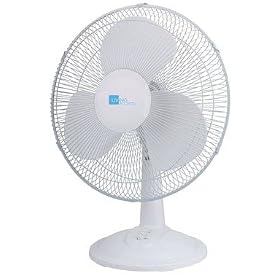ACE MIDEA FANS FT408HC LIVING ACCENT OSCILLATING DESK FAN 16 - WHITE by LIVING ACCENTS