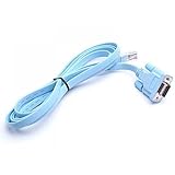 Cisco 72-3383-01 6ft Rollover Console Cable DB9 Female To RJ45 Male