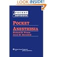 Pocket Anesthesia (Pocket Notebook Series) by Richard D Urman and Jesse M Ehrenfeld