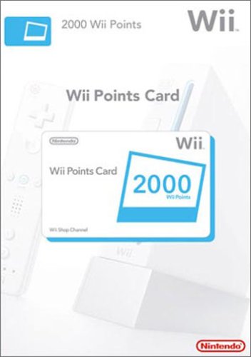 Childrens Toyshop   : Wii Points Card