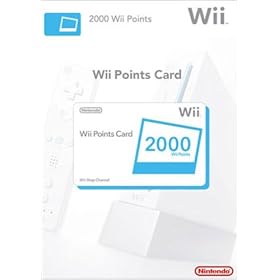 Wii Points Card