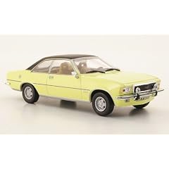 Opel Commodore B Coupe GS/E, hellgelb/schwarz (ohne Magazin), 1972, Modellauto, Fertigmodell, MCW-SC40 1:43
