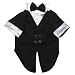 East Side Collection Polyester/Cotton Yappily Ever After Dog Groom Tuxedo, Small, 12-Inch