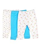 Sweet & Soft "Sea Flowers" 3-Pack Pants (Sizes 0M - 12M)