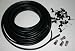 Sky+ SkyHD 25m Black wf65 twin coax Wiring kit for Dish LNB to satellite receiver Freesat Foxsat HD PVR  from HDinterconnects