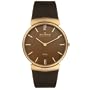 Skagen Men's 695XLRLD Steel Collection Brown Leather Brown Dial Watch