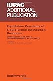 Equilibrium constants of liquid-liquid distribution reactions