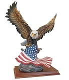 Eagle Figurine American Bald Eagle Wildlife Collectible Statue