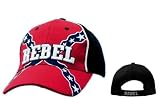CONFEDERATE FLAG - Rebel # 2 - Baseball Cap / Hat One Size Fits Most