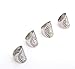 SUNSCSC Silver Plated Pack of 4 Vintage Tribal Indian Mayan Calendar Aztec Band Rings