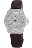 Lancaster Women's OLA0352G/MR New Pillola Pave Diamond Silver Dial Stingray Watch
